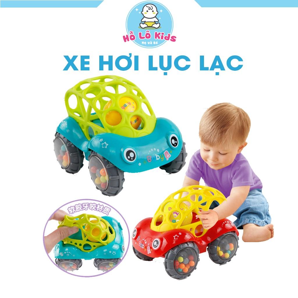 Xúc xắc cho bé đồ chơi lục lạc hình xe hơi nhựa dẻo, có âm thanh vui nhộn Hồ Lô Kids