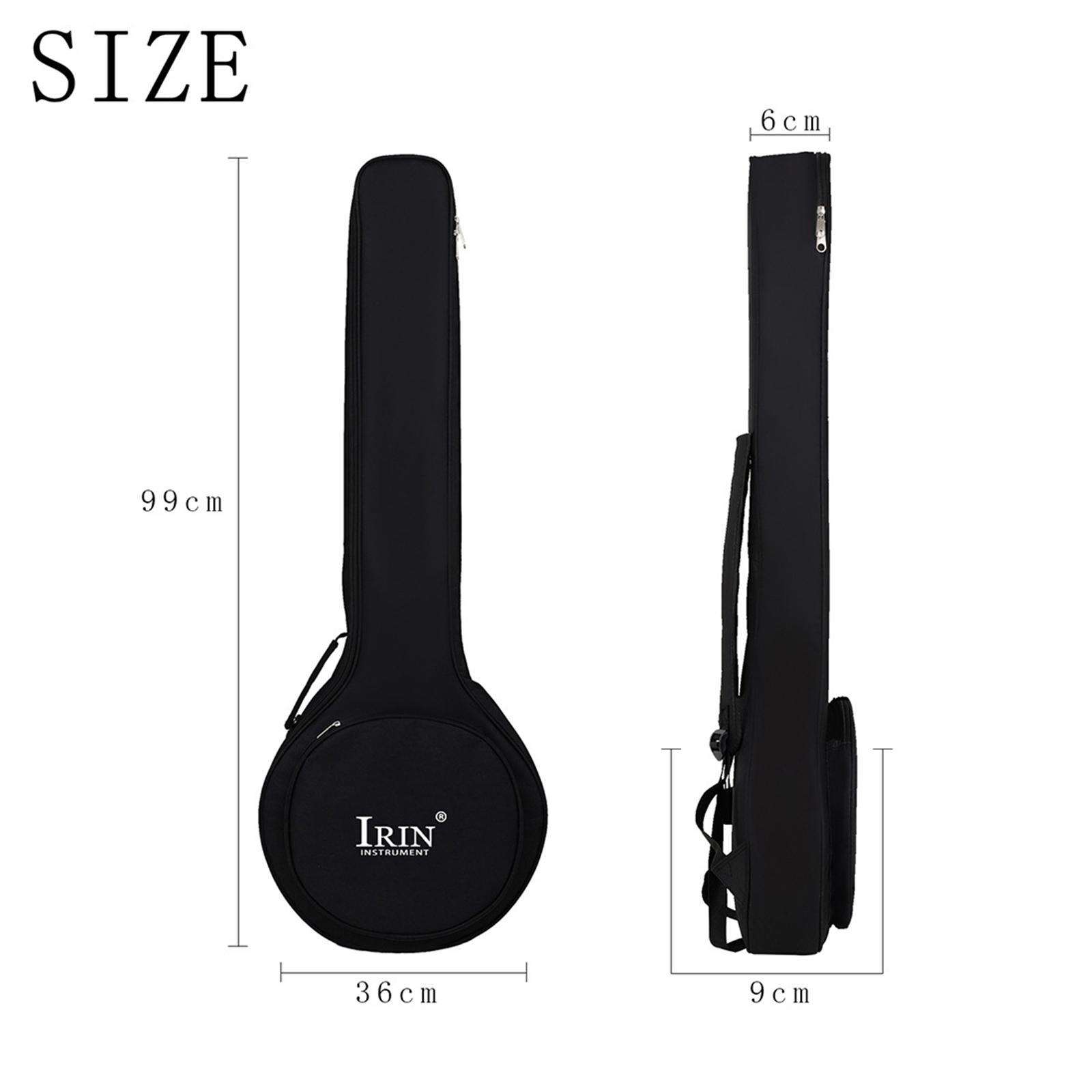 Banjo Container Banjo Tote Bag Hard Case, Impact Resistance Oxford Cloth Anti Collision Waterproof Electric Guitar Bag Case for Tuner, Performance