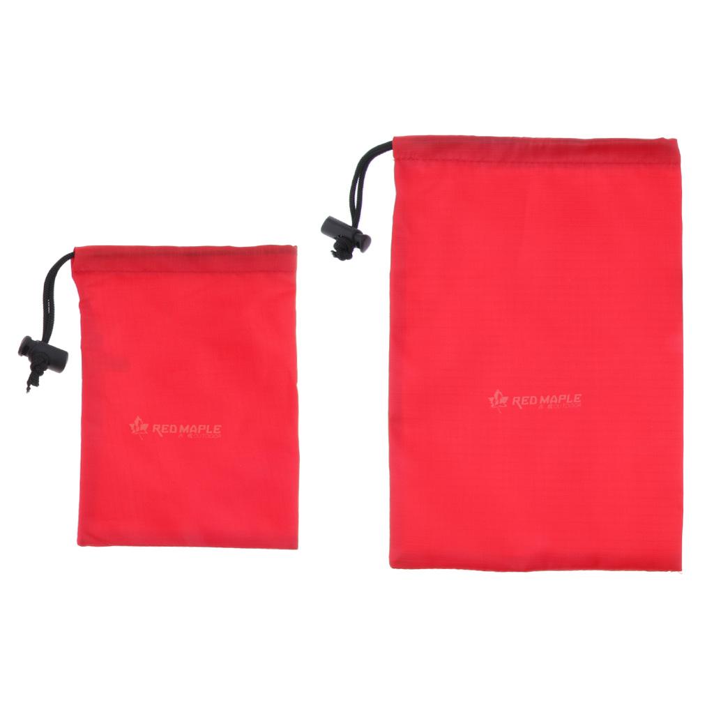 Camping Tent Stakes Storage Bag Drawstring Sack Pouch Organizer Packing S