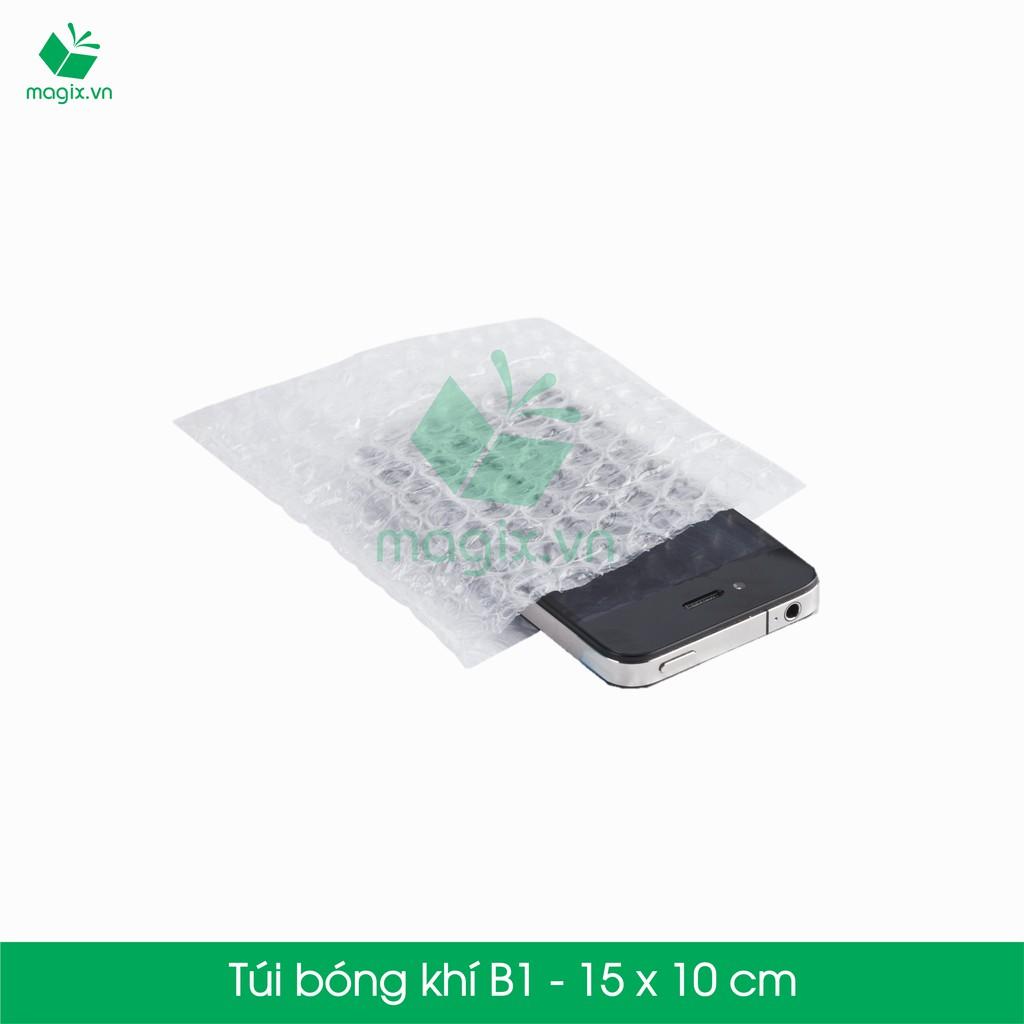 B1 - 15x10 cm - 100 Túi bóng khí, xốp hơi, xốp nổ đóng hàng