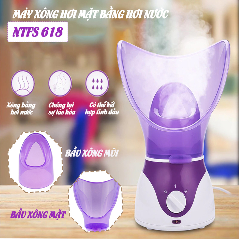 Máy Xông Hơi Chăm Sóc Da Mặt-Xông Mũi Họng Phục Hồi Sức Khỏe