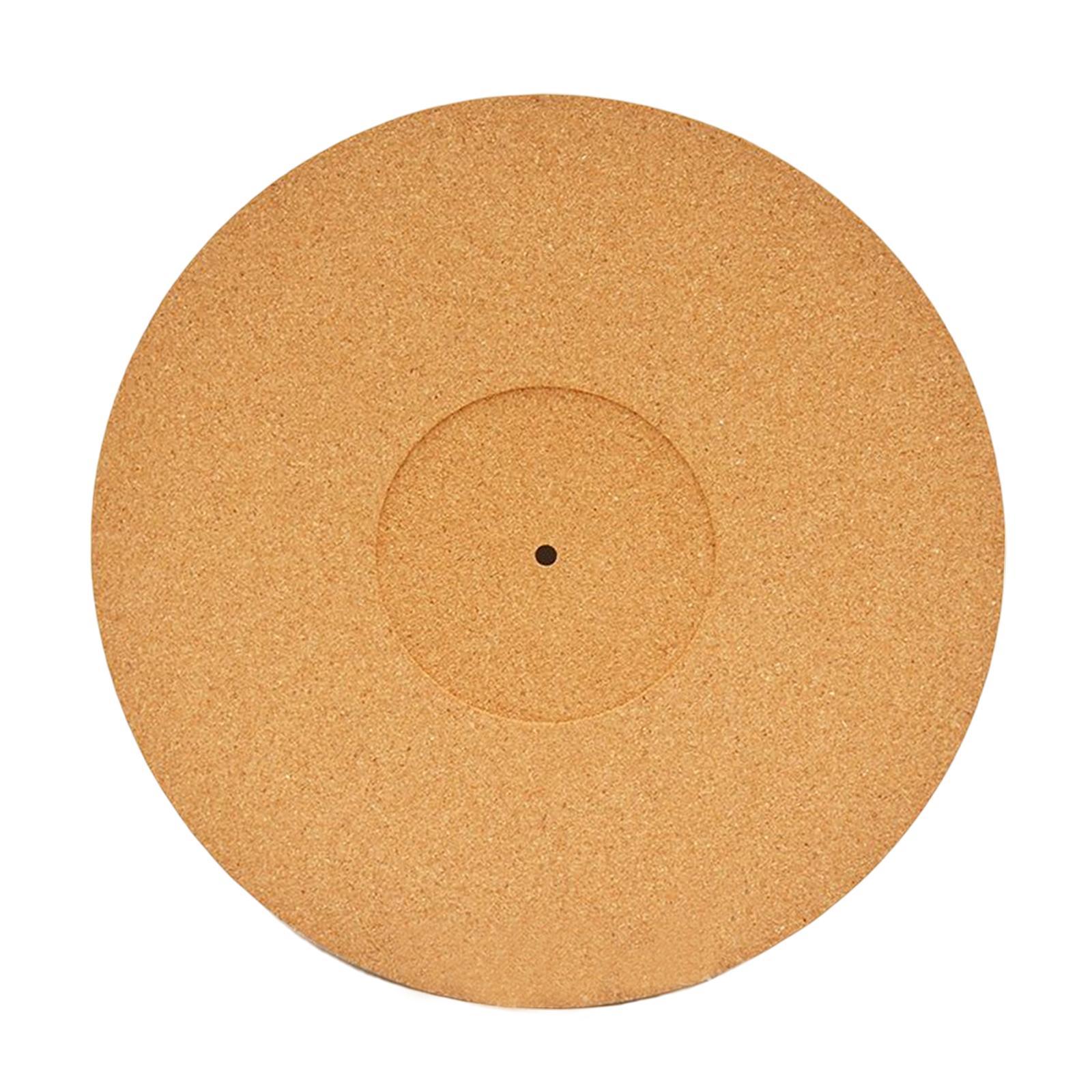 12 inch Cork Turntable Mat Turntable Record Mat for Vinyl Record Players