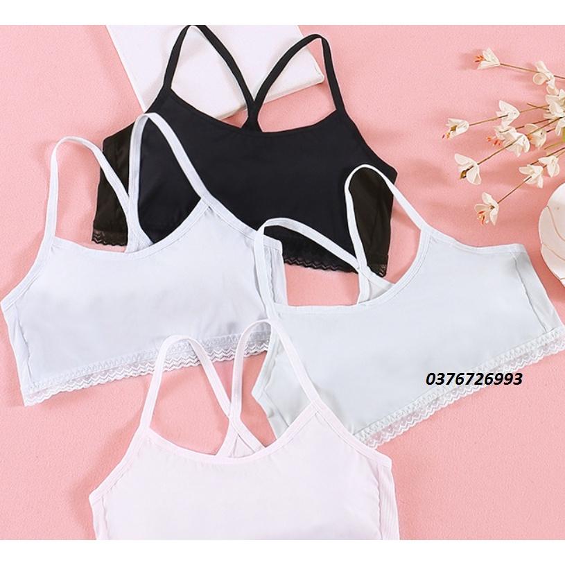 Bra / Áo Lá Modal Nữ Sinh Viền Ren Xuất Đông Âu . Hàng Loại Đẹp.