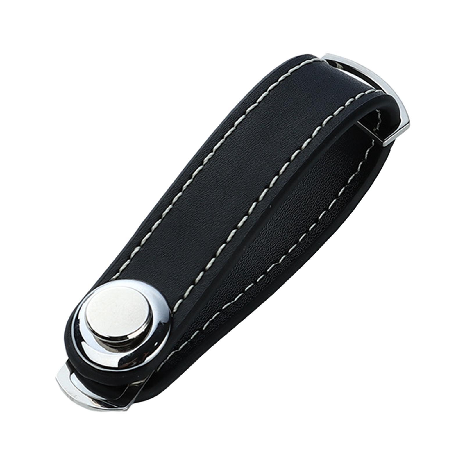 PU Leather Keychain Birthday Gift Car Key Pouch Bag Case Wallet Holder Chain