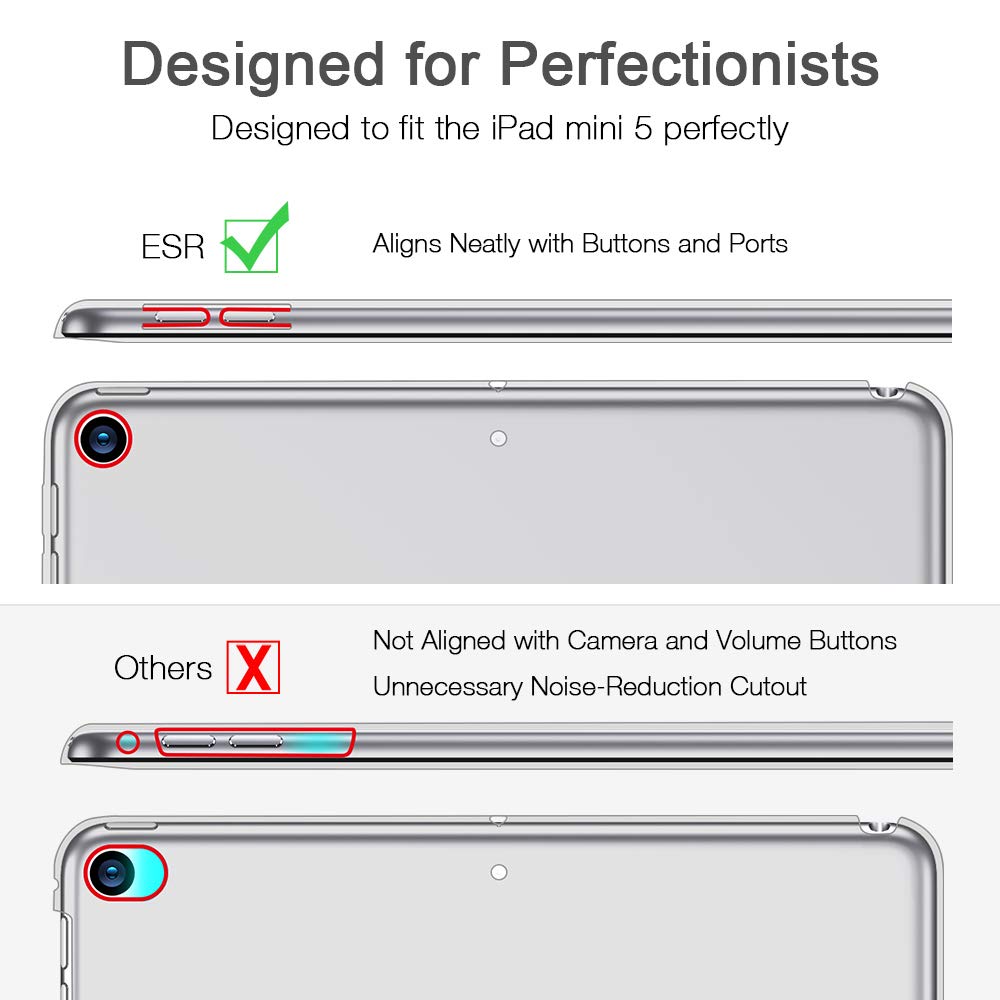 Bao da Dành Cho iPad Mini 5 2019 ESR Rebound Slim Smart Case_ Háng Nhập Khẩu