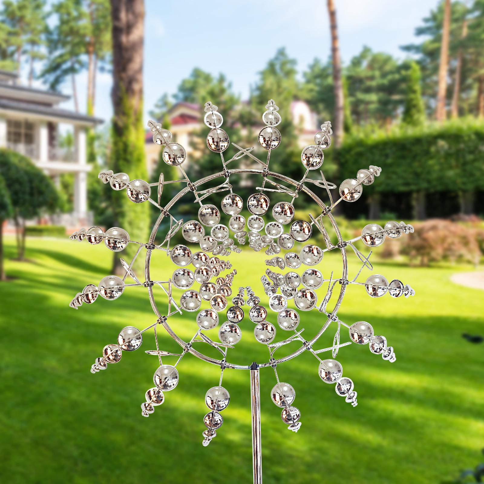 Cối Xay Gió Bằng Kim Loại Độc Đáo 31Cm