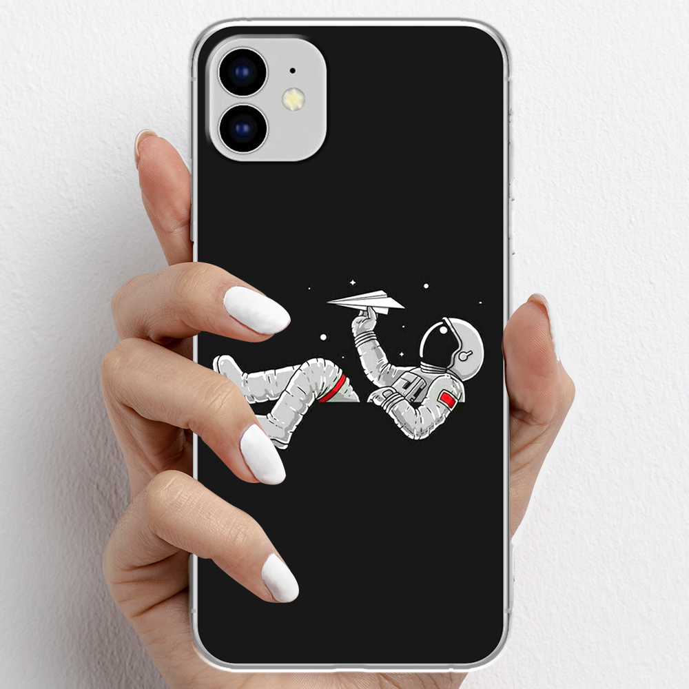 Ốp lưng cho iPhone 11 nhựa TPU mẫu Phi hành gia