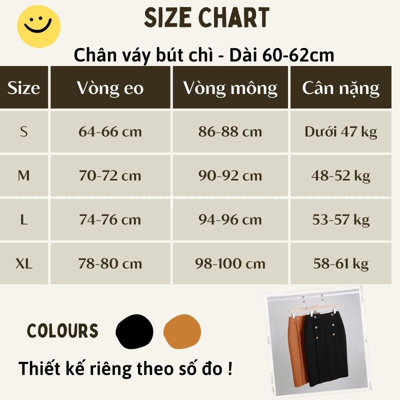 Chân Váy Công Sở New Design Thiết Kê  Dáng Váy Xếp Ly Dài Qua Gối Ôm Body , Phối Nút Kiểu Mới, Vải Tốt Co Giãn CV0073