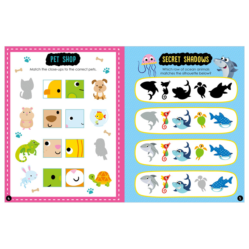 Sách tương tác sticker – Tìm hình liên quan -Matching up (Sticker activity book)