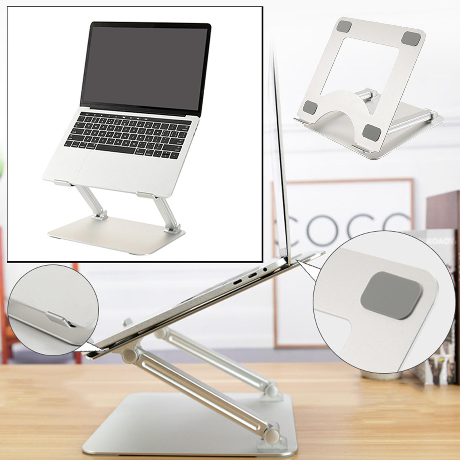 Z-type Adjustable Aluminum Laptop Stand Holder Foldable Laptop Riser