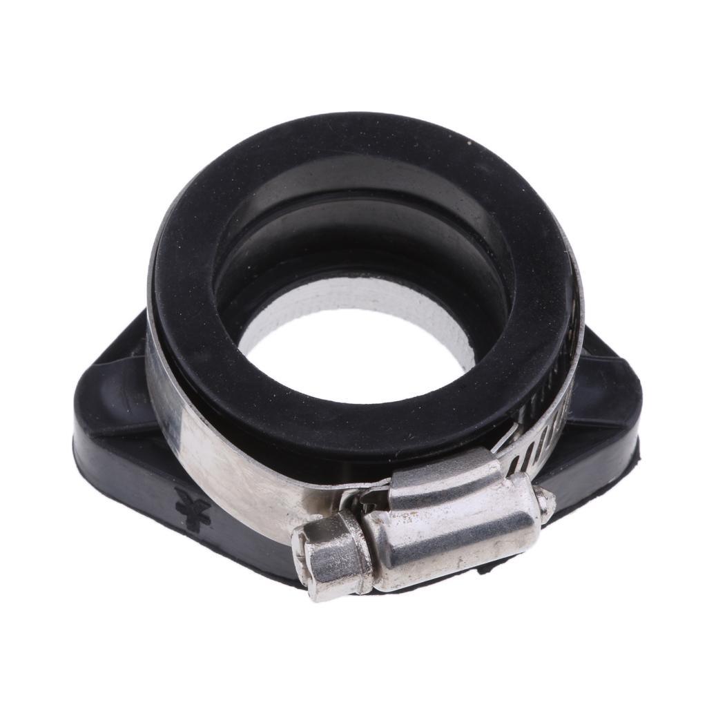 Carburetor Carb Flange Manifold Intake Adapter Rubber - Universal Fit
