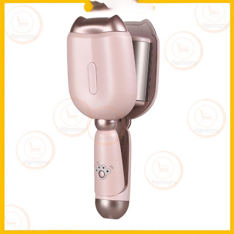 Máy Uốn Tóc Gợn Sóng Xoăn Size 32mm Máy Bấm Tóc Hình Móng Vuốt Mèo Dễ Thương