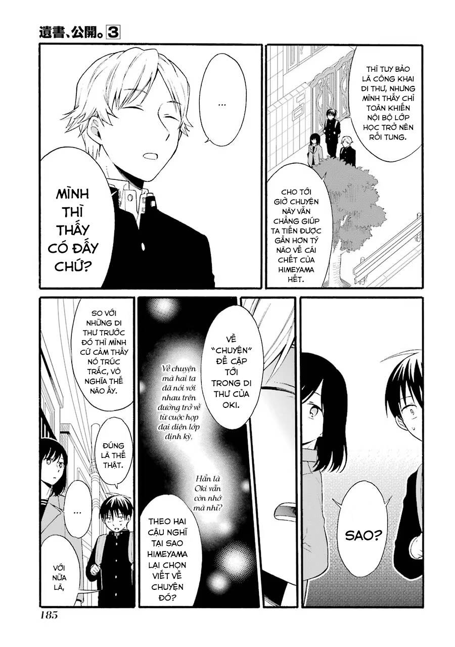 di thư trên bàn chapter 14 16