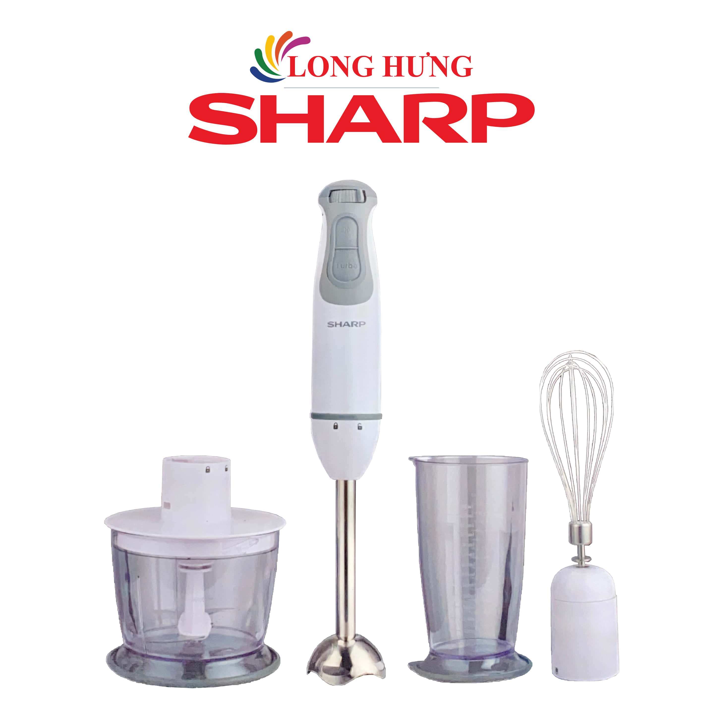 Máy xay sinh tố cầm tay Sharp EM-H076SV-WH - Hàng chính hãng