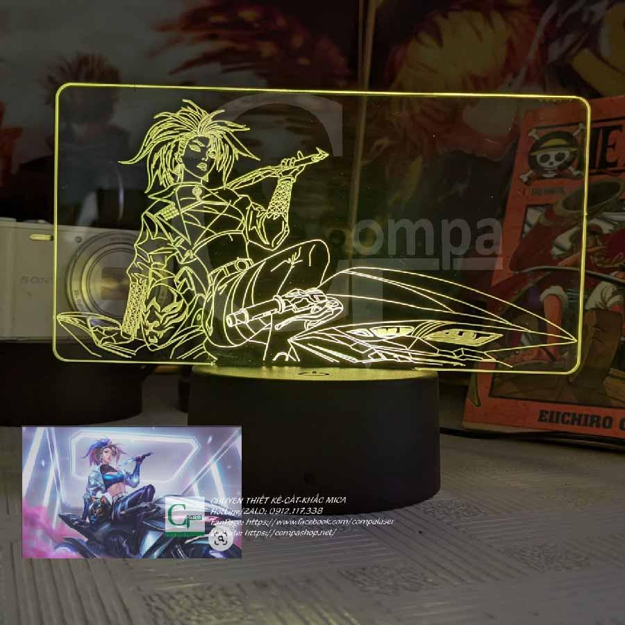 Đèn Ngủ Liên Minh Huyền Thoại Akali KDA Type 02 GLOL0402 16 MÀU TÙY CHỈNH