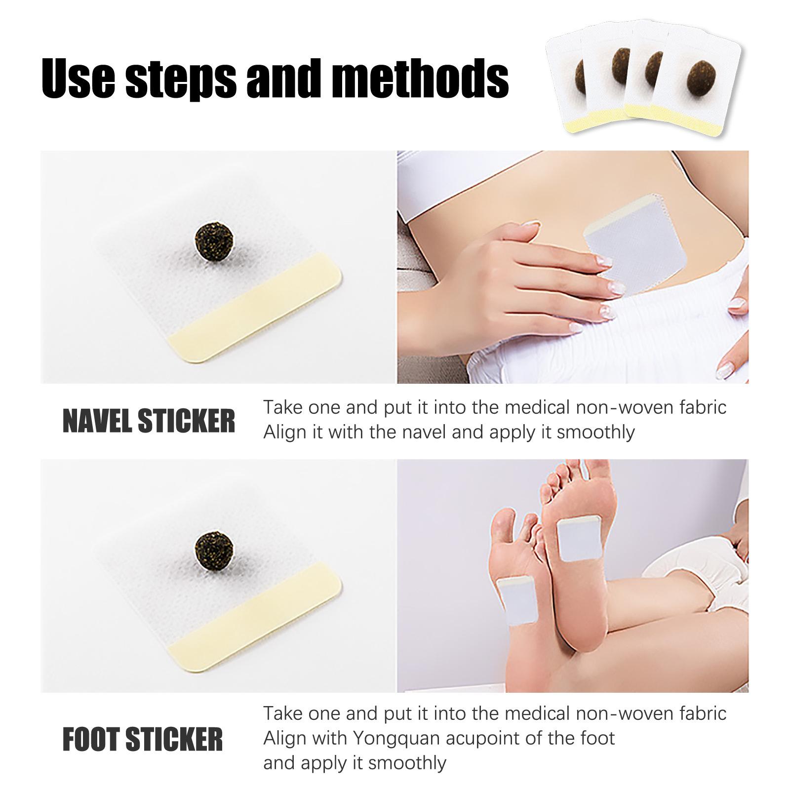 30 miếng Miếng dán Chế độ ăn kiêng Giảm béo Slim Giảm cân Miếng dán Giải độc