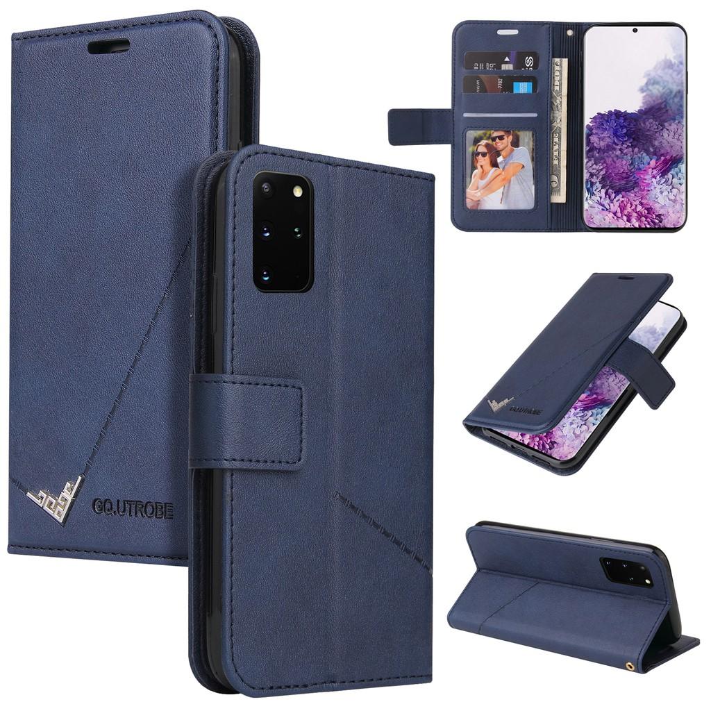 Ốp điện thoại da PC PU cứng dạng ví nắp lật cho Samsung GalaxyS20 Ultra S20 Plus S20+ S20 FE Note10 Note10+ Note9 Note8