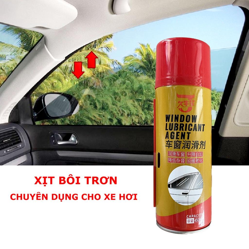 ️FLASH SALE️ xịt chống Kẹt kính lão hoá cao su bảo dưỡng làm mới bôi trơn gioăng kính, bôi trơn cửa nóc ô tô chuyên dụ