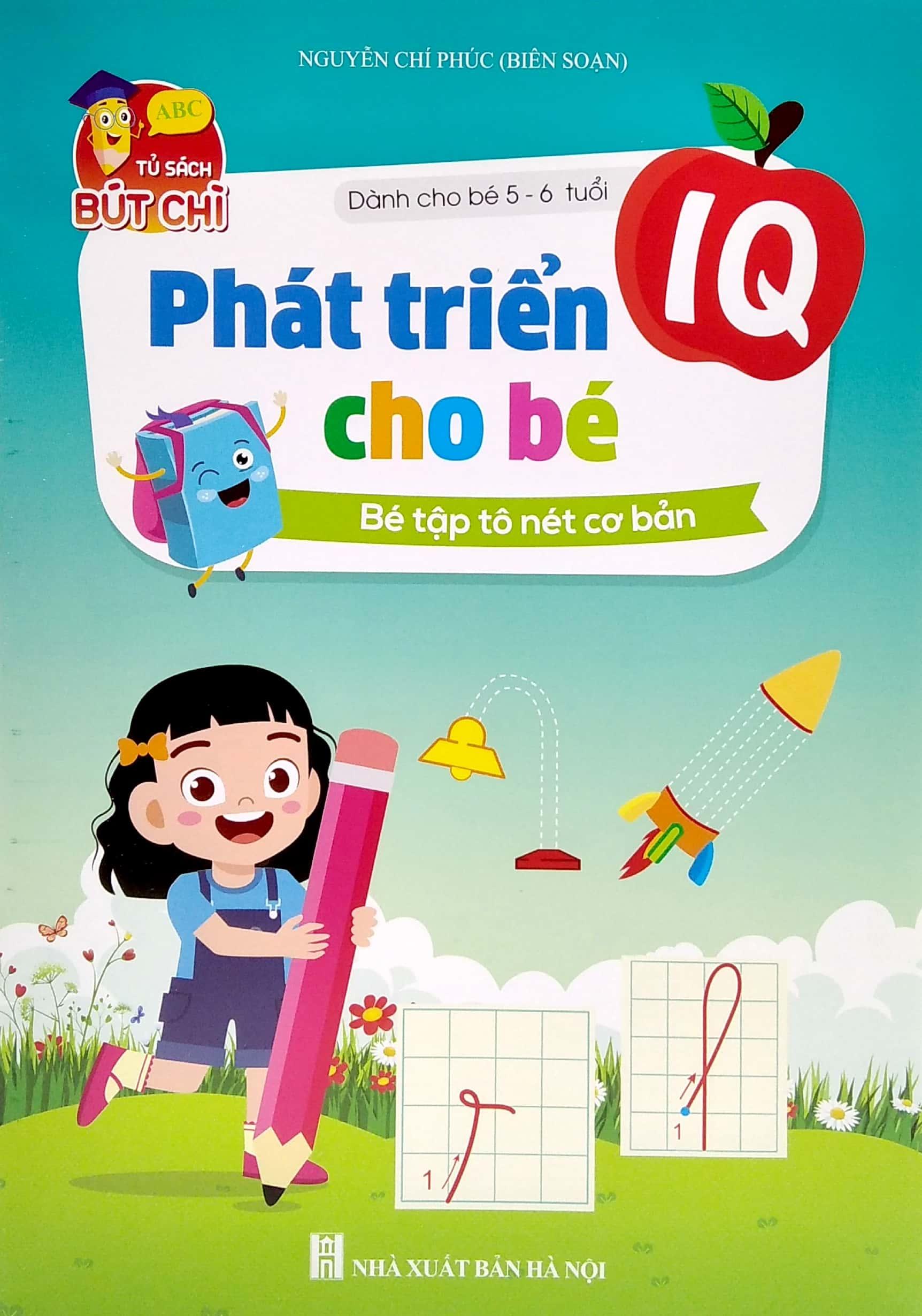 Bộ Túi Phát Triển IQ Cho Bé (Dành Cho Bé 5-6 Tuổi) (Bộ 8 Cuốn)