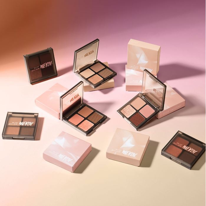 Bảng Phấn Mắt 4 Ô Merzy Mood Fit Shadow Palette 8g