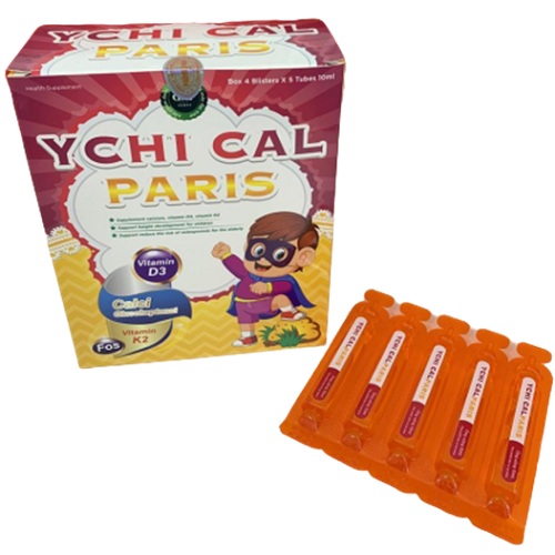 YChi Cal Paris - Giúp bổ sung calci, vitamin D3, K2 Giúp phát triển xương, răng, Tăng chiều cao cho trẻ