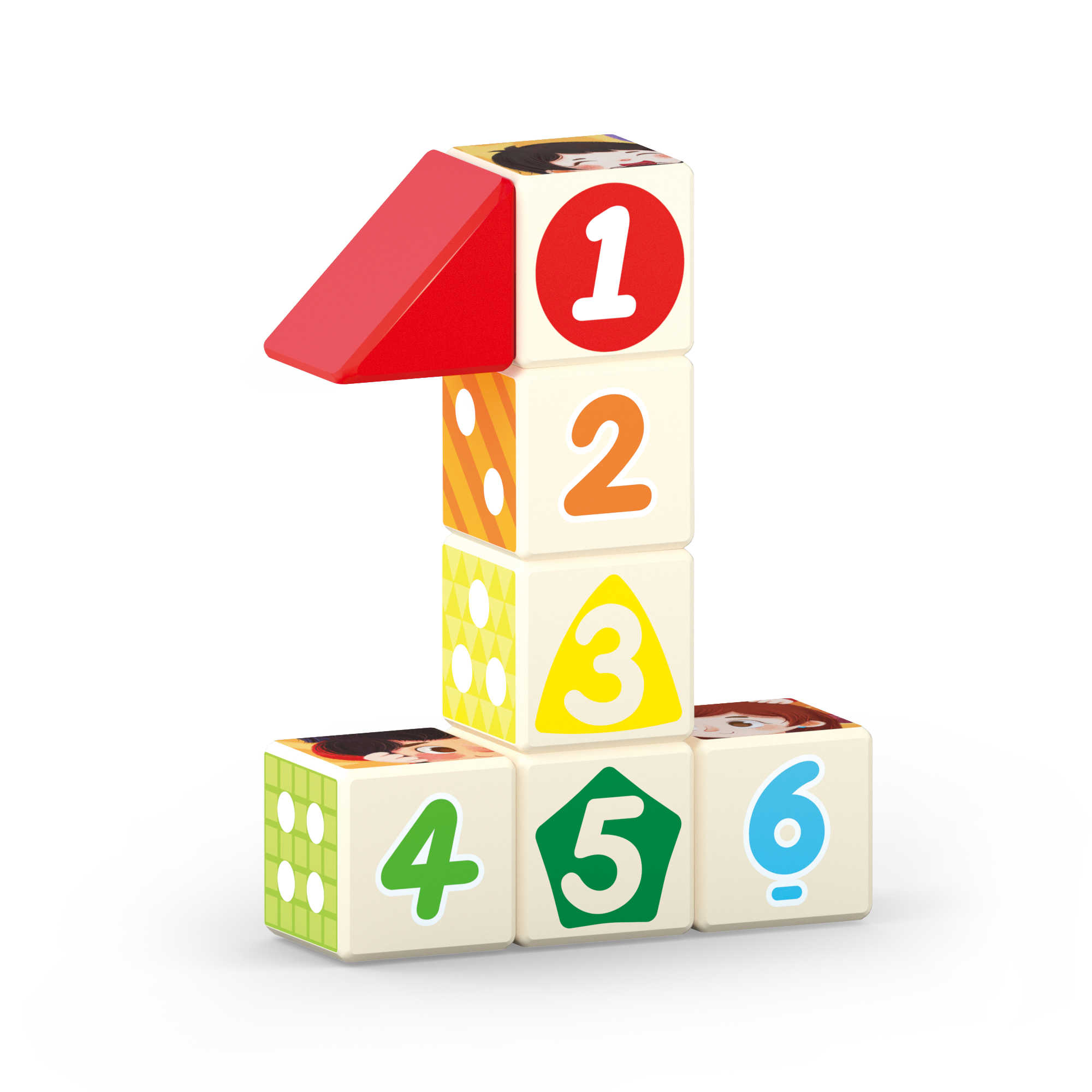Đồ chơi lắp ráp giáo dục từ tính Logic Alilo Magnetic Building Blocks - Stack &amp; Count M2024 (30pcs) - Hỗ trợ phát triển - Hàng chính hãng - An toàn chất lượng quốc tế