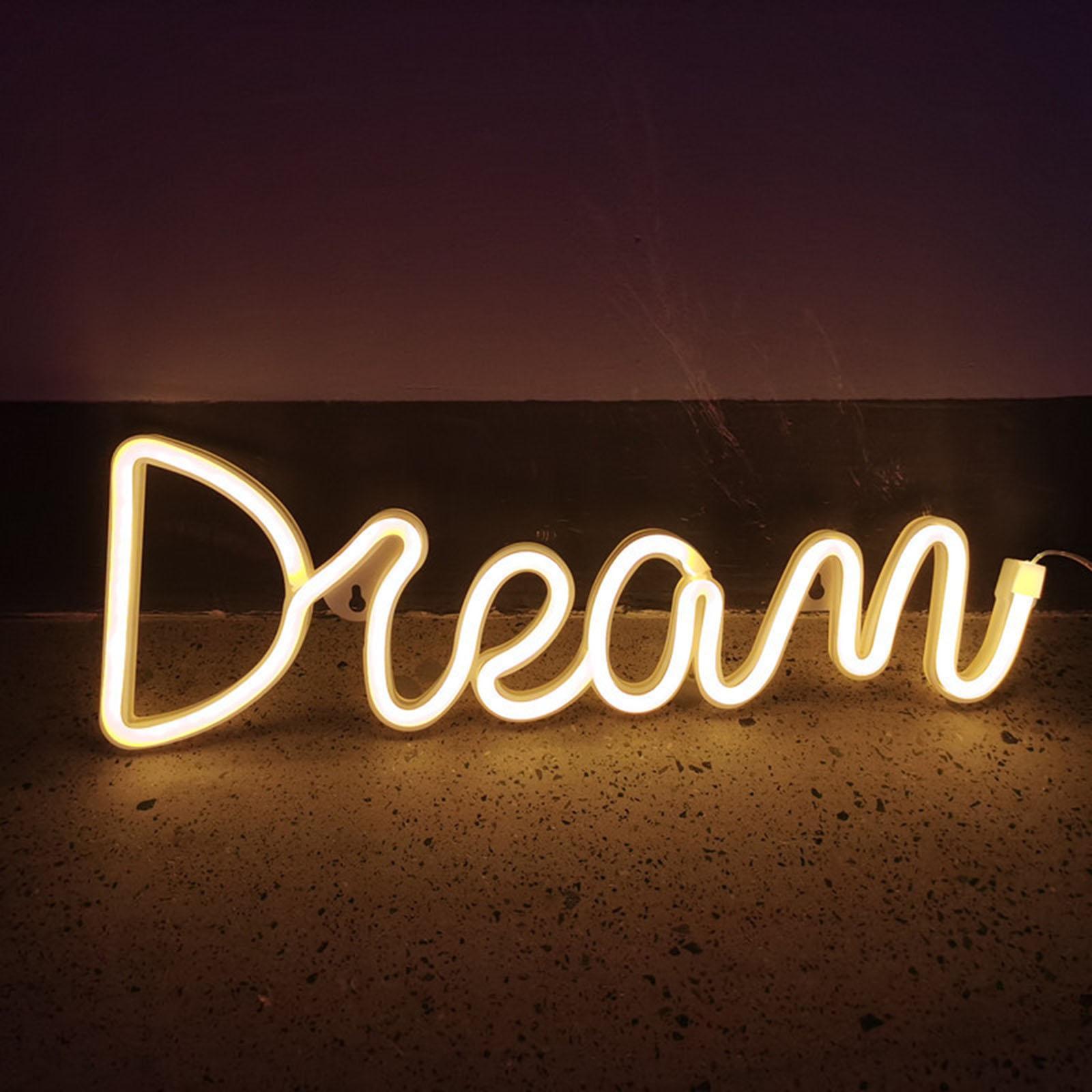 LED Sign Neon Lights Restaurant Shop Display Pub Home Outdoor Party