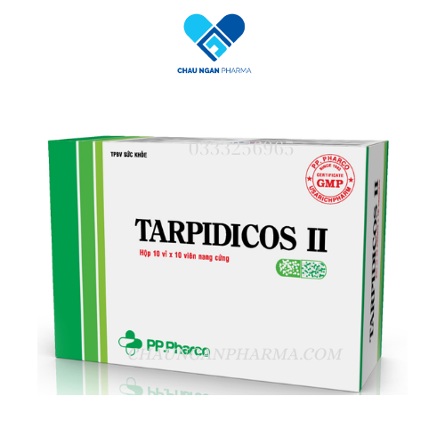 Viên TARPIDICOS II Phong Phú bổ phổi - hỗ trợ giảm ho Hộp 100 viên