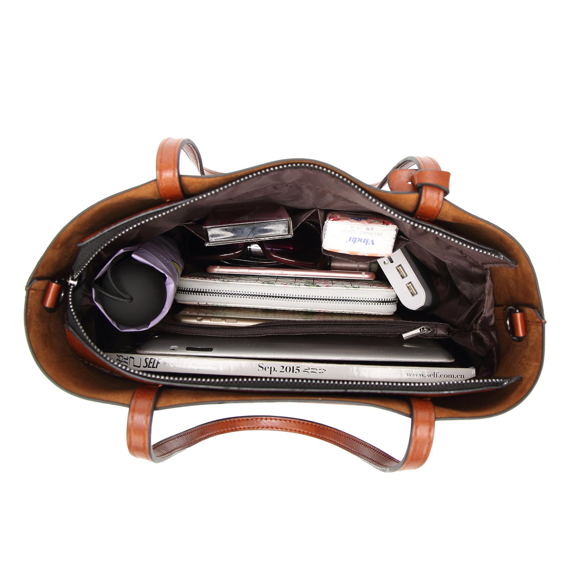 Tẩy lông Da xô túi Đơn Giản Đôi dây đeo túi xách shoulder bags Đối Với Phụ Nữ 2018 Tất Cả-Mục Đích Mua Sắm tote sac bolsa feminina