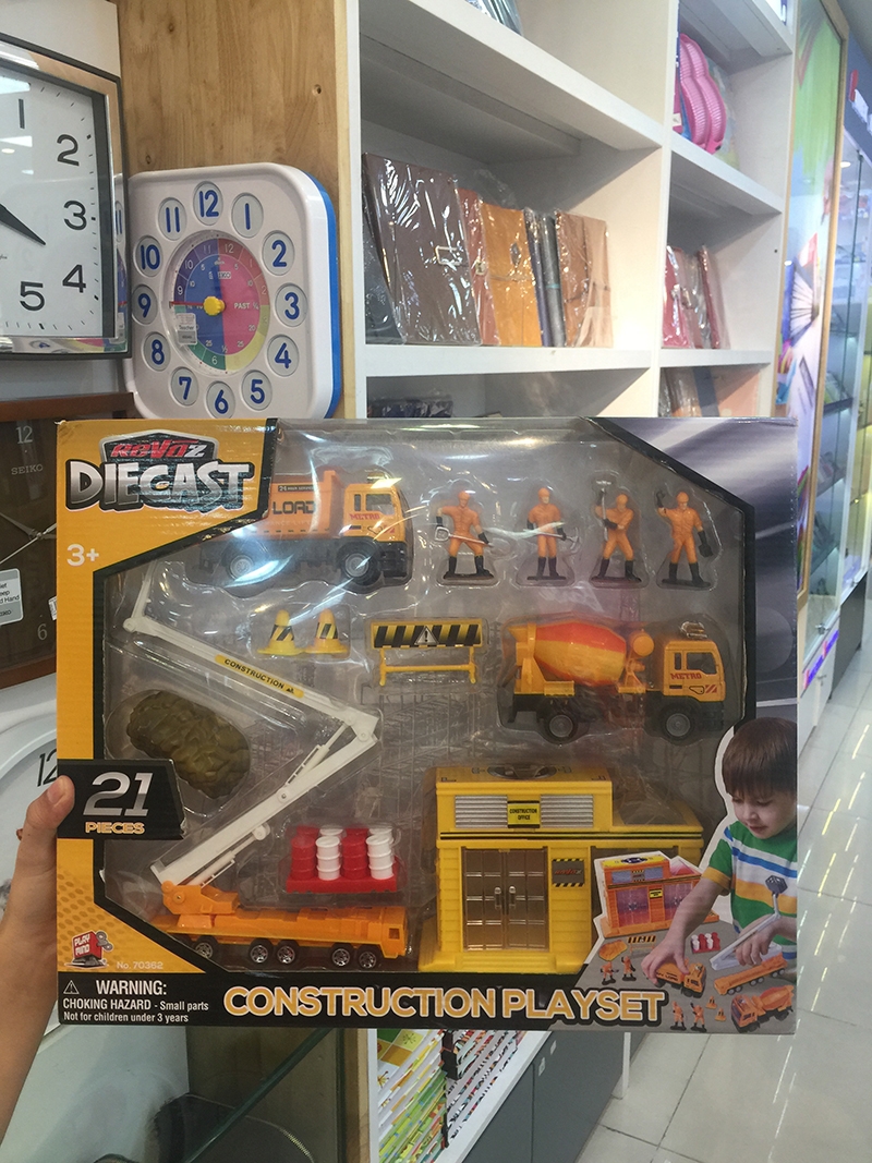 Đồ Chơi Mô Hình Công Trình Diecast 70362 (21 Chi Tiết) - PLAYMIND 70362