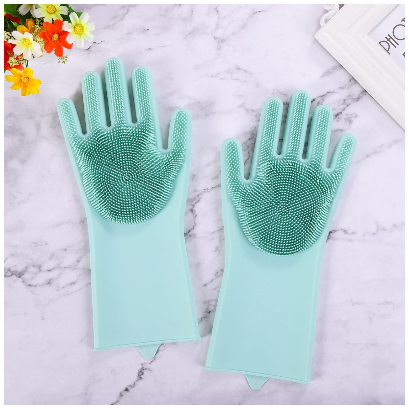 Găng tay silicon chùi rửa đa năng - hàng cao cấp