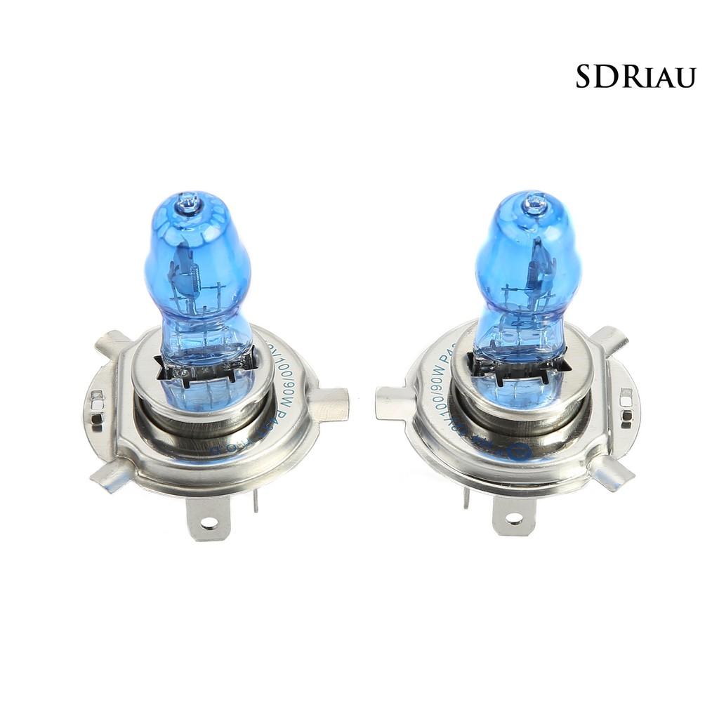 Set 2 Đèn H4 12v 100 / 90w 6000k Siêu Sáng Dành Cho Ô Tô Xe Tải
