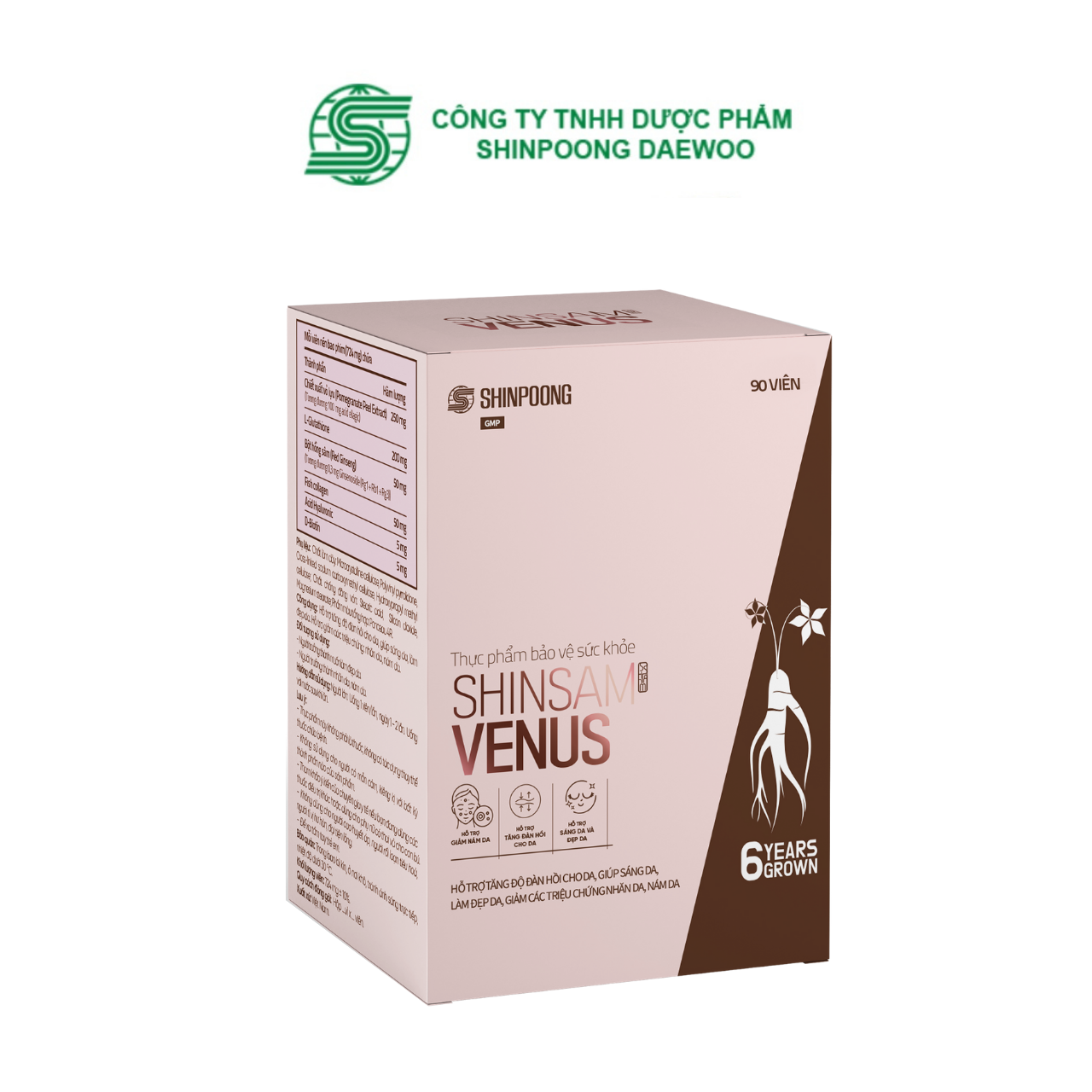 Combo 3 Hộp Viên uống Tăng cường sức khỏe và sinh lý nữ, kiểm soát cân nặng, đẹp da, cải thiện nội tiết tố - Shinsam Balance, ShinsamVenus, Shincare Slim 90 viên SHINPOONG