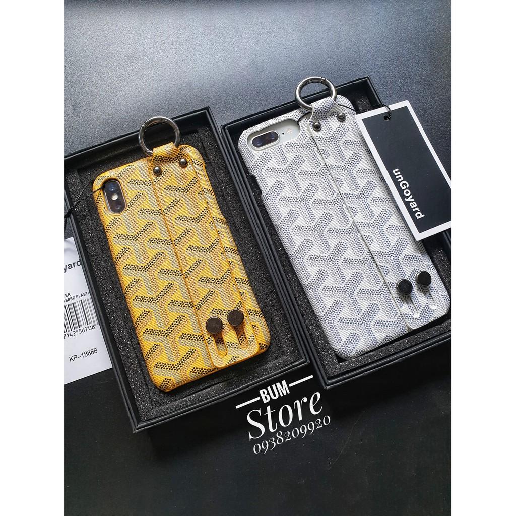 Ốp lưng G O Y A R D Cao Cấp Có Dây Móc Tay Cho Dòng Iphone X / Xs Max