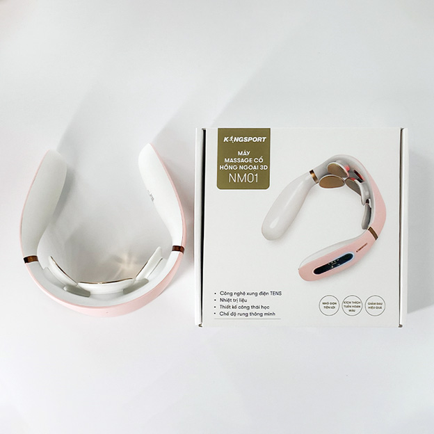 MÁY MASSAGE CỔ HỒNG NGOẠI 3D KINGSPORT (NM01)