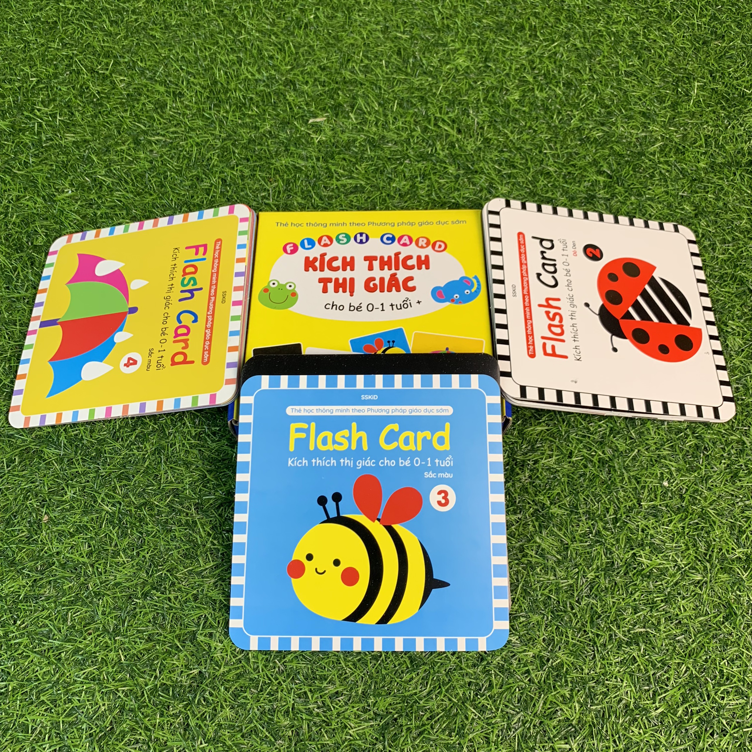 Bộ 80 Thẻ Flash Card Kích Thích Thị Giác Cho Bé Từ 0-1 Tuỏi