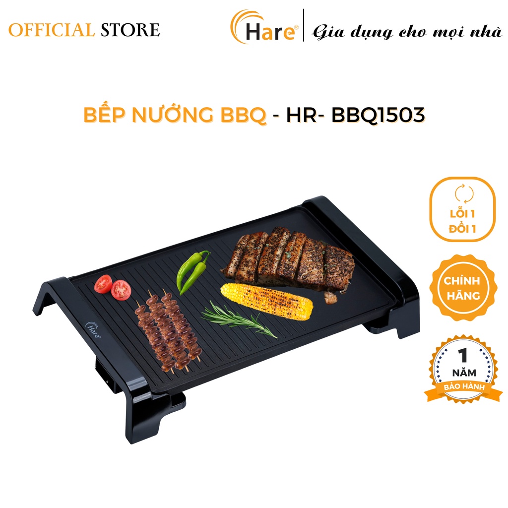 Bếp nướng dùng điện BBQ1503 - thương hiệu Hare - bảo hành 12 tháng