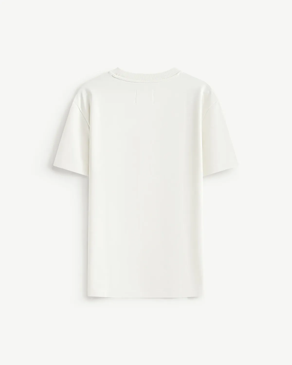 Áo thun tay ngắn nam nhãn trang trí giữa ngực Form Fitted - ROUTINE 10F25TSS002