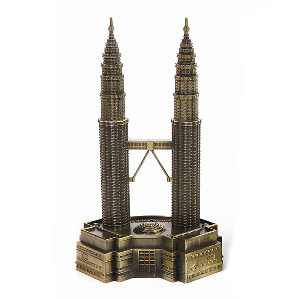 Mô hình tháp đôi Petronas cao 18 cm V.2