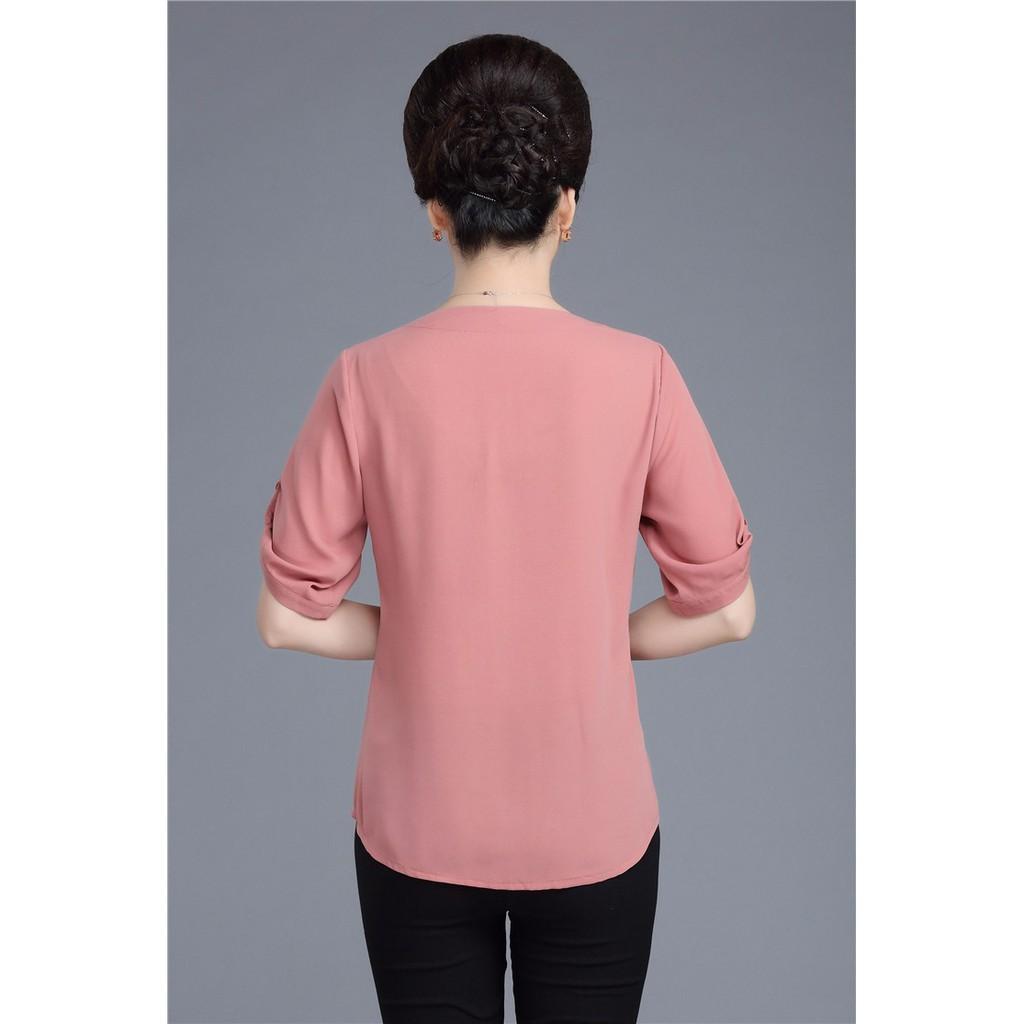 TK196N-ÁO VOAN TAY LỠ QUÝ CÔ S-6XL