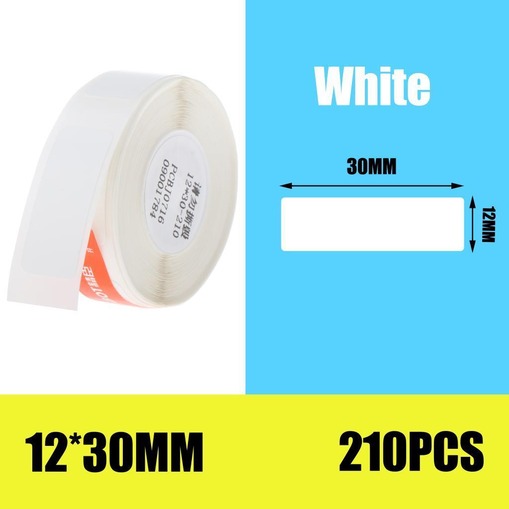 5 Roll Supermarket Portable Thermal Printer Tear-Resistant Price Tag Sticker