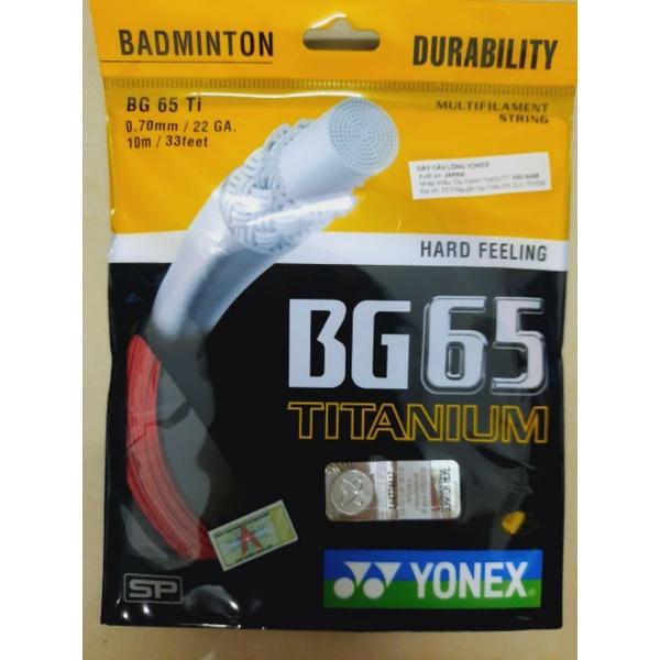 Dây Đan Vợt Cầu Lông BG65 TITANIUM