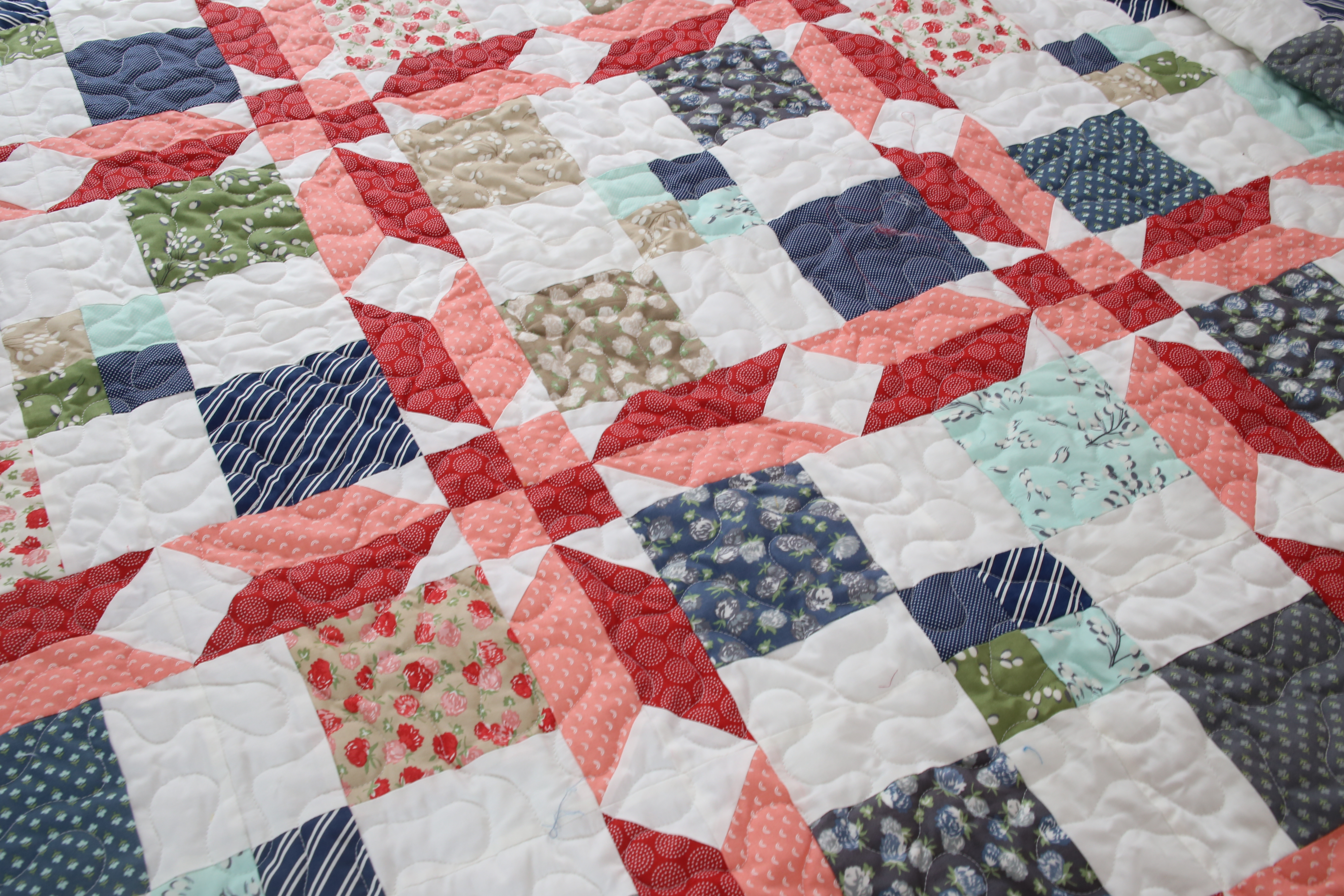 QUILT BLANKET CHĂN COTONE HÀN HOẠ TIẾT GHÉP VẢI COTTON 100% HQ/OEM