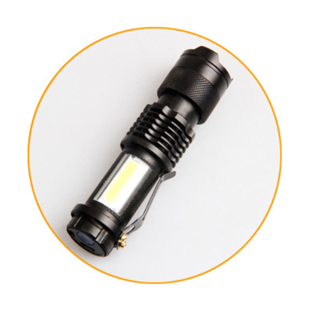 Đèn pin mini siêu sáng chất liệu hợp kim nhôm chống gỉ chống nướccao cấp, thiết kế kẹp túi tiện lợi Hàng chính hãng - Stadaz