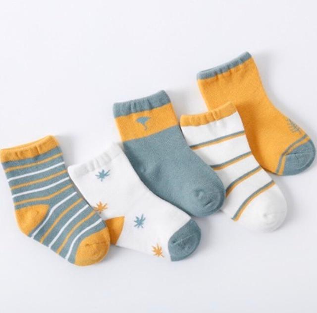 Sét 5 Tất Cổ Cao Dễ Thương Cho Bé_Tất Thu Đông Du.An Kids (897)