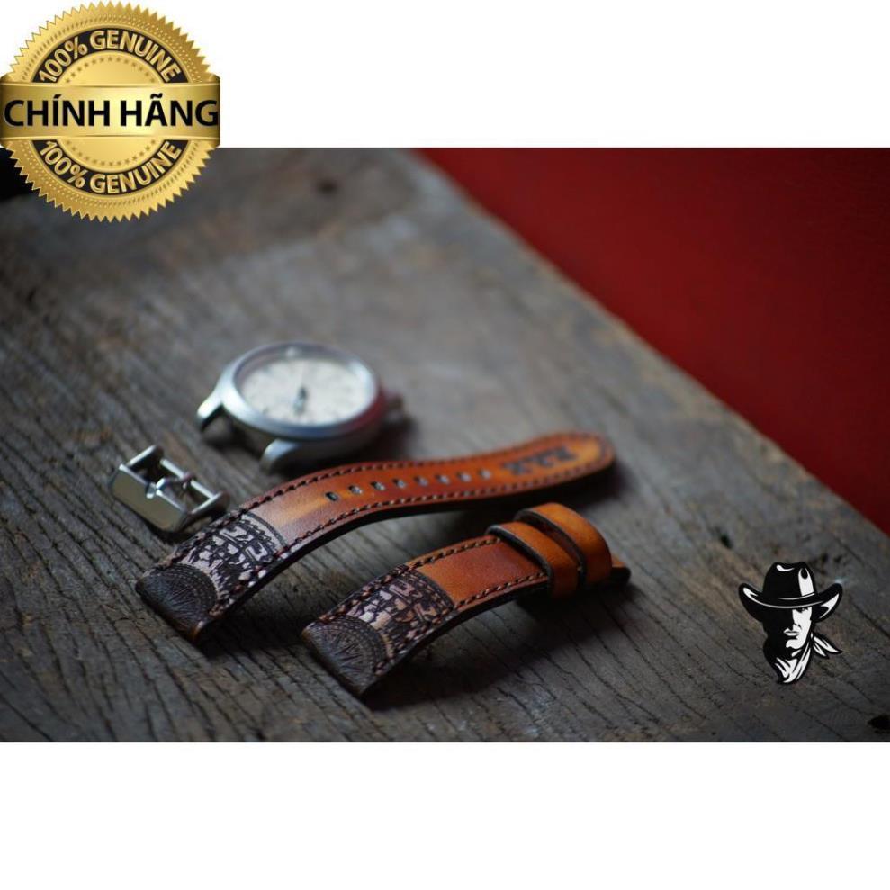 Dây đồng hồ Ram Traditional Light Brown .
