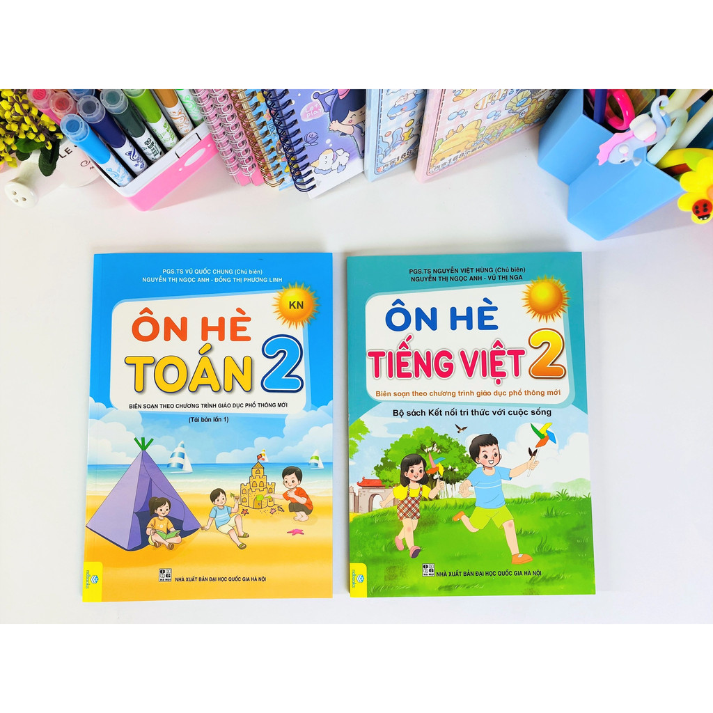 Sách - Ôn Hè Toán và Tiếng Việt 2 Kết Nối - ndbooks
