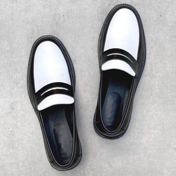 Giày Lười DECEMBER Penny Loafer Black - LF02