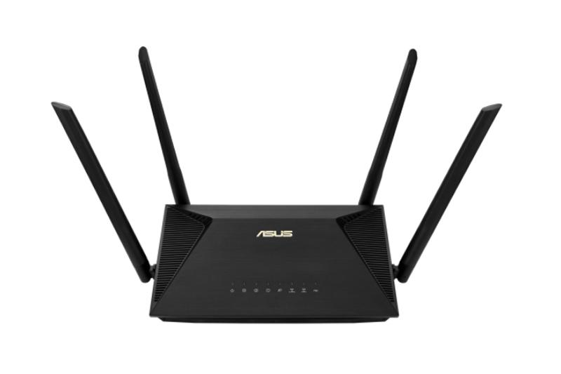 Bộ Phát Sóng Wifi Router Chuẩn Wifi 6 Băng Tần Kép Asus AX53U Đen - Hàng chính hãng