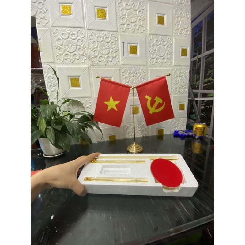 Đế cắm cờ để bàn làm việc, cờ trang trí để bàn
